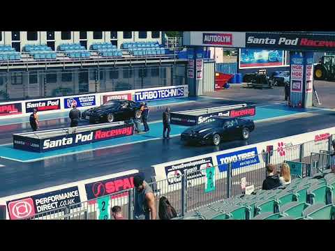 KITT V KARR santa pod raceway 2020 😁 run what ya brung