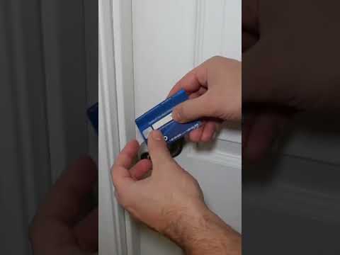 Opening a Locked Door with a Credit Card #shorts
