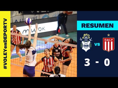 Gimnasia 3-0 Estudiantes - RESUMEN - División de Honor Femenina - Fecha 6 - Vóley - EL CLÁSICO