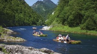 preview picture of video 'Poland: Dunajec river'