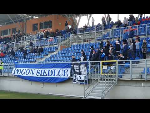 mecz Pogoń Siedlce - Garbarnia Kraków 27 marca 2022 r.