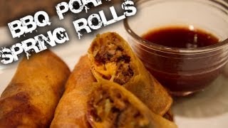 BBQ Pulled Pork Spring Rolls