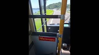 高知西南交通　中村駅→足摺岬　前面展望