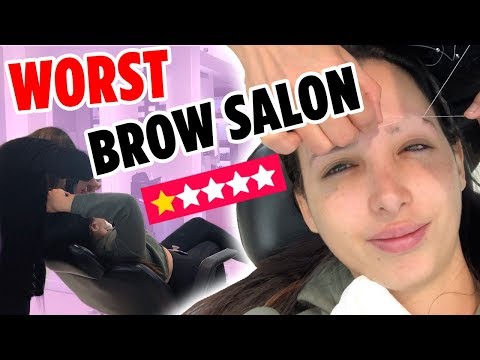 I WENT TO THE WORST REVIEWED BROW SALON IN MY CITY ON YELP (1 STAR ⭐️) | Mar Video