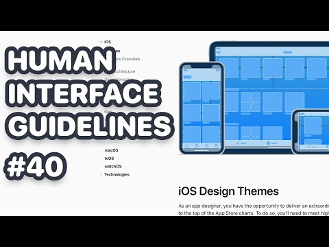 Breaking down the Apple Human Interface Guidelines (Apple's Human Interface Guidelines Overview) thumbnail
