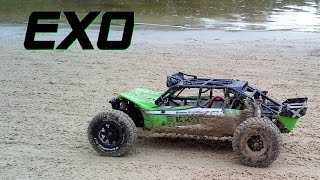 preview picture of video 'RC Exo on the beach - Camping De Kleine Wolf'