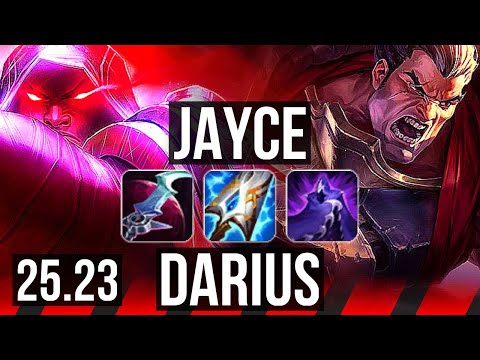 JAYCE vs DARIUS (TOP) | 6 solo kills, 16/4/11, Godlike, 43k DMG | NA Master | 25.23