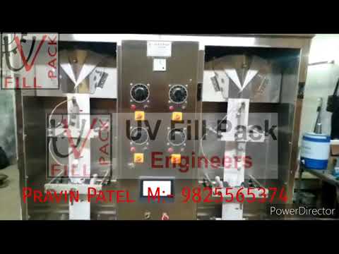 Double Head Milk Pouch Packing Machine