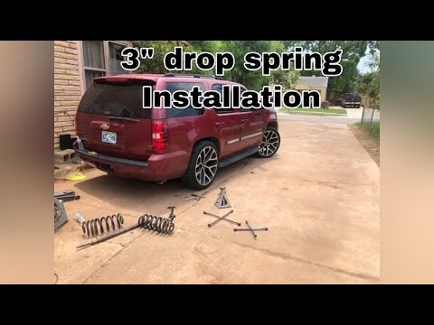 3”inch rear drop spring on the Chevy Tahoe
