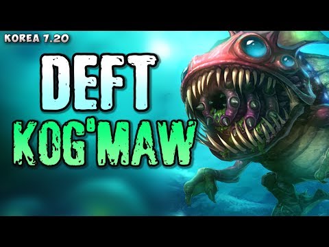 KT Deft (917 LP) Kog'Maw (w Lulu) v Tristana/Alistar matchup - Korea 7.20