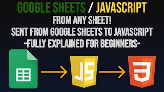 Google Sheets (Any sheet) data to Javascript using fetch | Simple & Fully explained