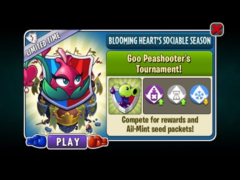 Win 4 million in Goo Peashooter's Tournament Arena - No premium plant | Pvz2 in Cardio Zombie Room