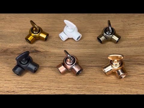 Поворотний шарнір із затиском срібло MR-008-14