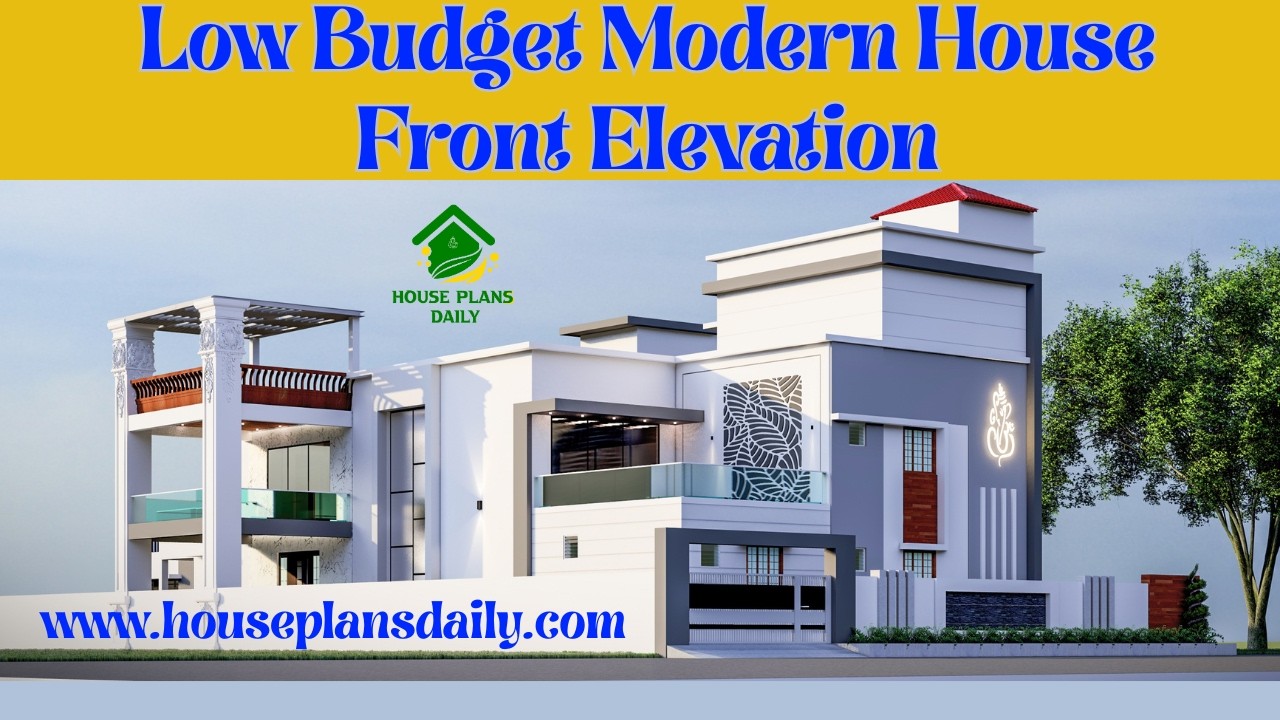 Low Budget Modern House Front Elevation