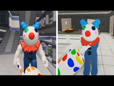 New Roblox Piggy Clowny  Original VS  Piggy Clowny  Morph Jumpscare