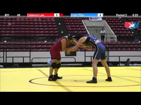 WM 49 KG - WTT Final Match #3 - Cadence Lee (Schultz-Titans) vs. Cody Pfau (CO)