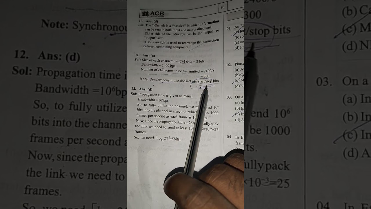 ISRO NETWORK PERFORMANCE PARAMETERS PART 2B, COMPUTER NETWORKS