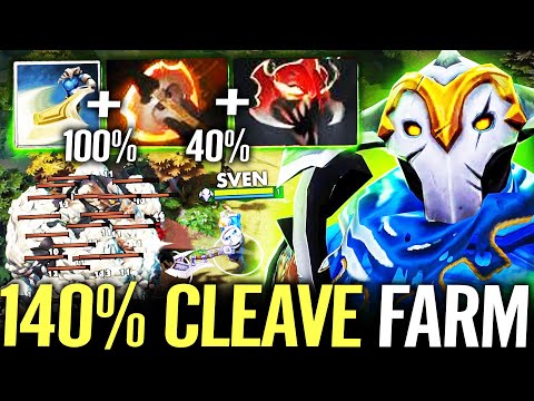 🔥 MASTER Sven Fury CANCER META — 140% CLEAVE Big Stack Fast Farm 100% LEGIT Carry Dota 2 Pro