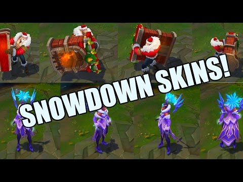 LoL Snowdown Braum, Graves & Karma Preview Christmas Skins!