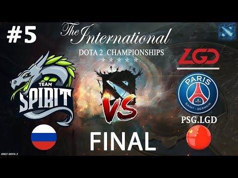 🔵КАРТА СТОИМОСТЬЮ В 18 МИЛЛИОНОВ!🔵Spirit vs PSG LGD Карта #5 BO5 GRAND FINAL   The International 10