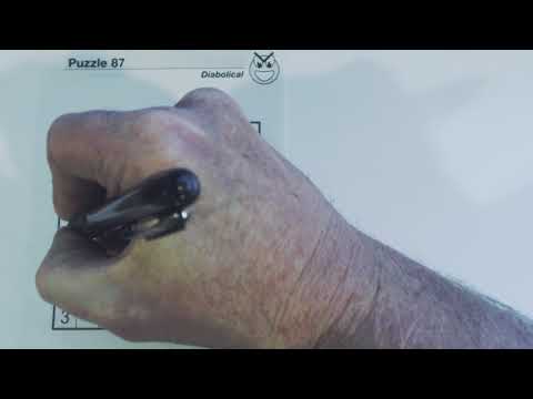 SudokuPrimer 25 how to solve a diabolical puzzle - Sudoku To Go vol 100