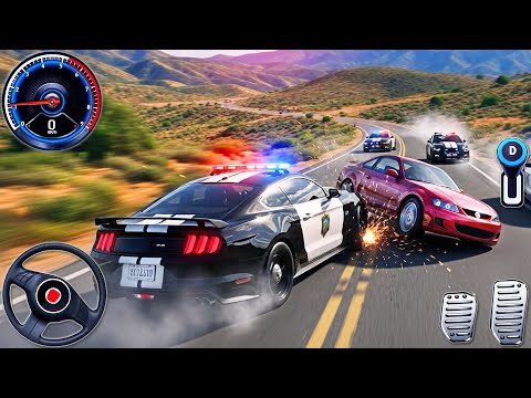 Real Cop Cars Driving Simulator 3D - Police Car Chase Multi-Storey - Android GamePlay