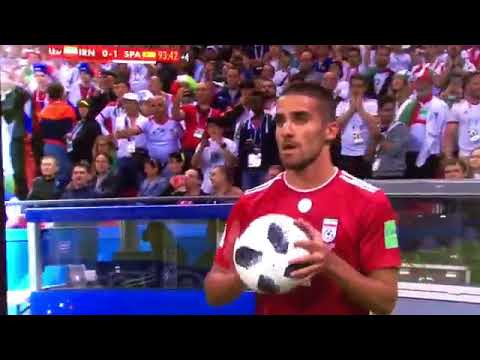 World Cup 2018: Milad Mohammadi Somersault Throw In Against Spain