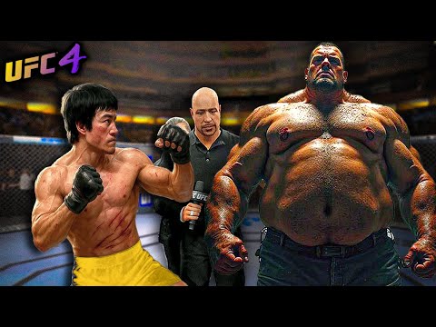 Bruce Lee vs. Powerful Titan Human (EA sports UFC 4)