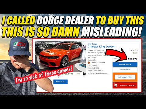 MISLEADING PRICING ON DODGE KING DAYTONA! I'M SO TIRED OF THIS!