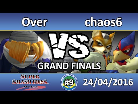 Melee @ Cosmagame #9 - Grand Finals - Over (Sheik) vs chaos6 (Fox, Falco)