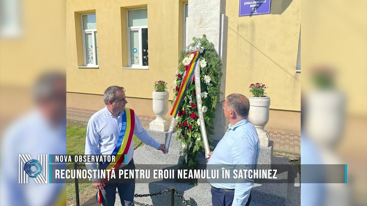 Recunoștință pentru eroii neamului în Satchinez