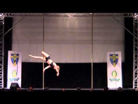 Pole SM 2015 Polina Zakharina Professionell Dam- Swedish Nationals in Pole Sport 2015