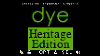 ATARI XL / XE += dye - Heritage Edition += NEW GAME 2022