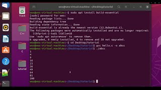 How To Run C Programs In The Linux (Ubuntu) Terminal