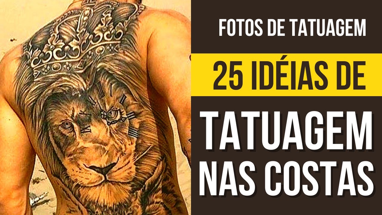 25 IDÉIAS FANTÁSTICAS DE TATUAGEM NAS COSTAS - FOTOS DE TATUAGEM