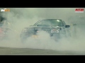 Subaru WRX STI Does 4WD Burnout Chained To A Forklift