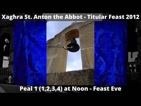 Mota 1 f'12:00pm (2012 - 1,2,3,4 - Video) - Xagħra San Anton Abbati - Festa Titulari - 3 Qniepen
