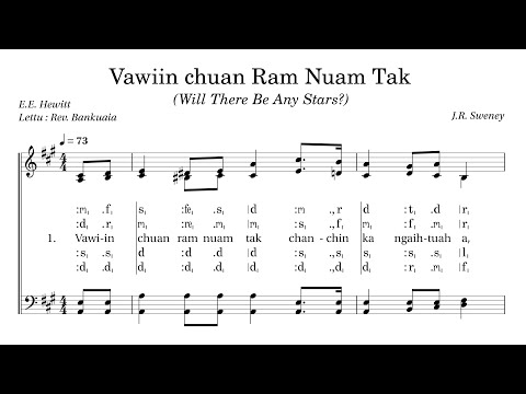 KHB 484 | Vawiin Chuan Ram Nuam Tak (Will There Be Any Stars?) | A Capella