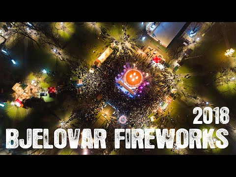 Croatia - Bjelovar FIREWORKS 2018. in 4K