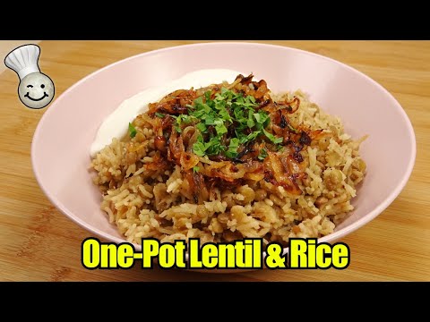 One-Pot Lentil & Rice Recipe | Lebanese Mujadara