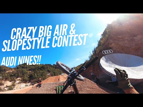 NEW TRICK AT THE AUDI NINES MTB SLOPESTYLE BEST TRICK CONTEST!!! *BANGERS AND CRASHES*
