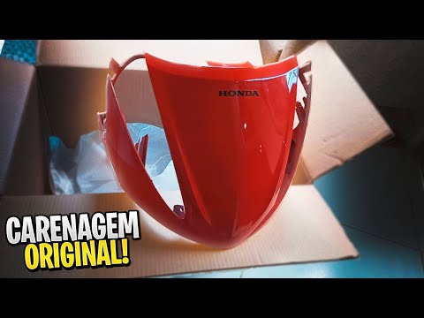 COMPREI UMA CARENAGEM BICO FRONTAL ORIGINAL DA HONDA BIZ 100 2014 | VEJA SÓ QUANTO CUSTOU!