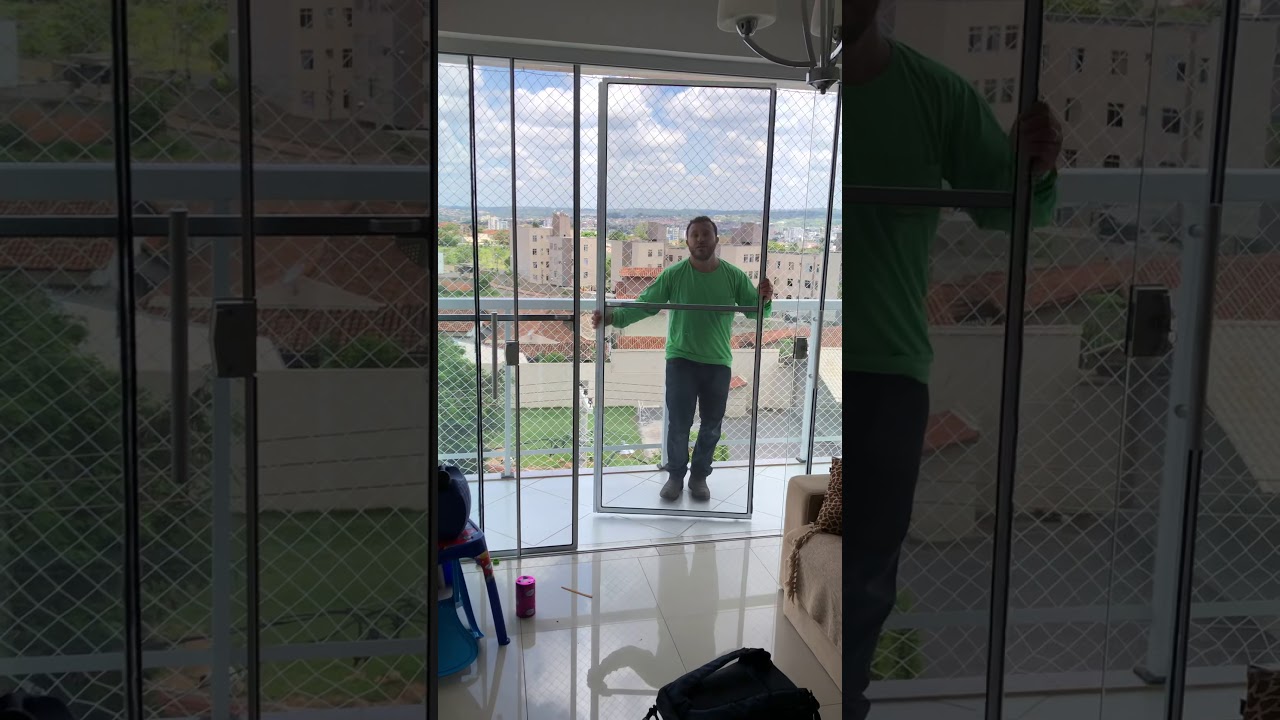 Como fazer porta mosquiteira de correr