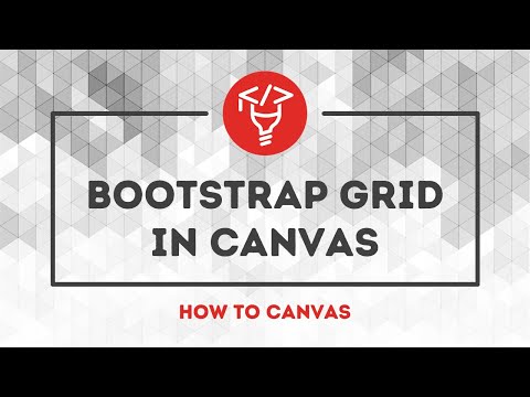 Bootstrap grid in Canvas