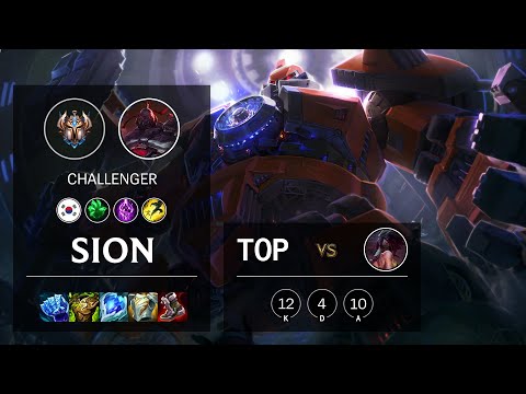 Sion Top vs Akali - KR Challenger Patch 11.11