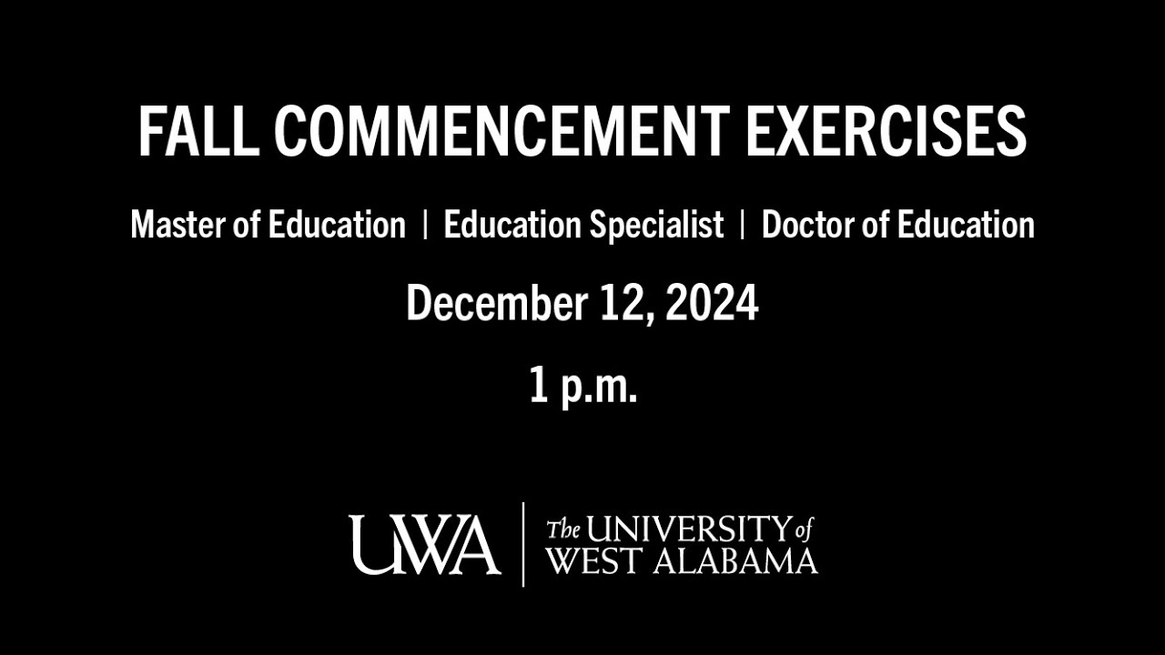 UWA Commencement 2024 - EDD, EDS, MED