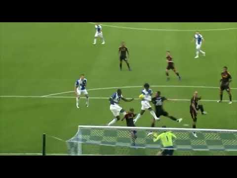 Benjani scores his first goal for Blackburn Rovers