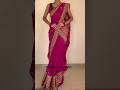 Infinity Style Saree Draping Shorts Saree Sareelove GroomingwithUtkarsha