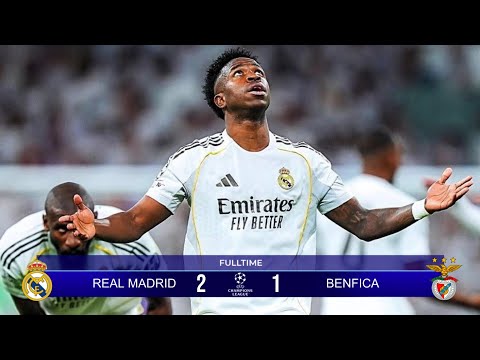 FULL HIGHLIGHT REAL MADRID VS BENFICA (2-1) | VINI JR REVENGE TIME🥶 | UCL 2025/2026 | FANS CAMERA 