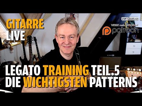 Gitarre Lernen - Legato Training Teil.5 "Die wichtigsten Trainings Patterns"